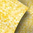 Møbelfolie, dekorativ folie - kan tørres af - Triangles 01 - Gul