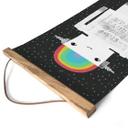 Tekstil plakat regnbuerobot Sleep Laugh Create - Treechild