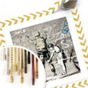 Plakat - Banksy - Girl searching soldier