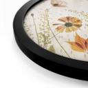 Póster Flores silvestres del prado a la luz del sol - Talen - Round