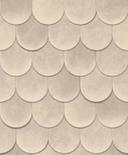 Ikke-vævet tapet i beige-brunt 3D-look skalaer vintage brugt look geometrisk 