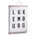 Póster - Tipografía Luxemburgo