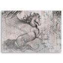 Canvasbillede, Pegasus hest abstrakt