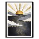 Póster SpaceFrog Designs - Amanecer Dorado