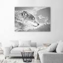 Canvasbillede, Ulv natur dyr