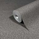 Non-woven tapet i grå struktureret gipslook plain