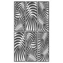 Separador de ambientes, biombo, pantalla de privacidad colgante Hojas de palmera abstractas