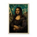 Træplakat Mona Lisa - modern
