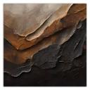 Canvasbillede, Abstrakt tekstur brun 3D