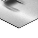 Geborsteld Alu-Dibond met goud-, zilver- & kopereffect - Reigers in ochtendmist - Treechild