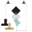 Plakat - Nouveauprints - Squares aqua