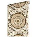 Versace tapet medusahoveder i guld og hvidt non-woven tapet blomstret design