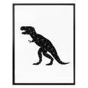 Póster Nouveauprints - Dinosaurio geométrico T-Rex