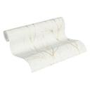 Skovtapet hvid guld - non-woven tapet natur A.S. Création