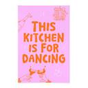 Tekstil plakat Dette køkken er til at danse i - Ohkimiko