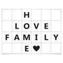 Plakat - Home Love Family