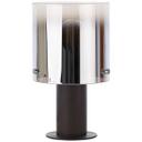 Tischleuchte Benett, braun, 26 x 15 cm, Glas Tischlampe