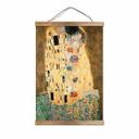 Tekstil plakat Klimt - Kysset