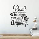 Wallsticker -  Don't put energy...