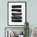 Plakat - Nouveauprints - Sorte striber