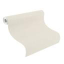 Rasch Papier peint intissé uni Florentine III blanc cassé