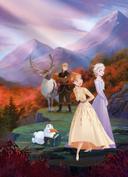 Papirtapet - Frozen spring is coming - 184 x 254 cm