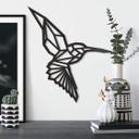 Decoración acrílica Origami colibrí
