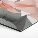 Hexagon Dibond Farverige eukalyptusblade - Sisi & Seb