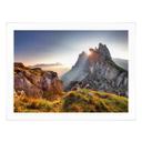 Póster Amanecer en las montañas del Tirol del Sur