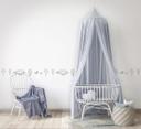 Børnetapet, non-woven tapet Kids Walls hvid, sort