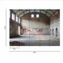 Industrial IndustryHall tapet i brungrå - non-woven tapet Designwalls 2 - 2,55 x 3,5 m
