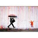 Fototapet Banksy - Coloured Rain