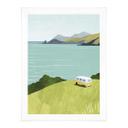 Póster Van La vida en la costa - Póster de viajes - Ríos