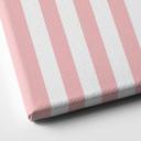 Personligt Canvasbillede med striber i pink