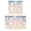 Fotomural selva paradisíaca con animales salvajes - Ombre - Kikki Belle