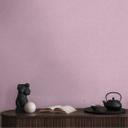 Enkelt tapet med tekstilstruktur i pink - moderne ikke-vævet tapet