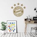Muursticker Bayern München - Logo eenkleurig