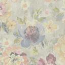 Vintage pastelfarvet blomstertapet - tapet med blomstermønster retro - ikke-vævet tapet