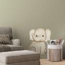Wallsticker med siddende elefant