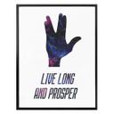 Plakat - Live long and prosper