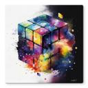 Glasbillede - Heine - Magical Rubik's Cube