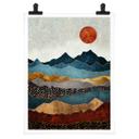 Póster SpaceFrog Designs - Sol de color ámbar
