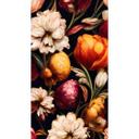 Fototapet Blomsterbægre i okker og rosa - Treechild