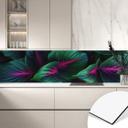 Køkken backsplash Farverige jungleplanter - Paksoylu