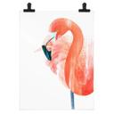 Póster Goed Blauw - Flamenco rosa