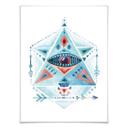 Póster Kvilis - Prisma azul