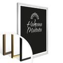 Plakat - Hakuna Matata med blomster