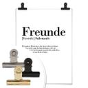 Plakat - Grammatik - Freunde