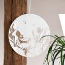 Akrylglasbillede, vinduesbillede til ophængning Sovende ræv - Rund