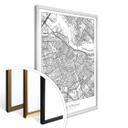 Póster mapa ciudad Amsterdam